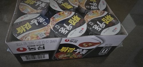 [농심] 튀김 우동 컵 (62g6입)