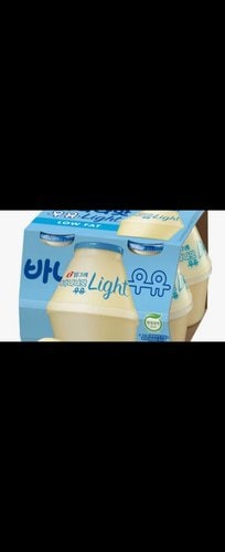 [빙그레] 바나나맛 우유 라이트(240ml4개) 960ml