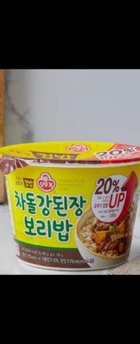 오뚜기 컵밥 차돌강된장보리밥 310g