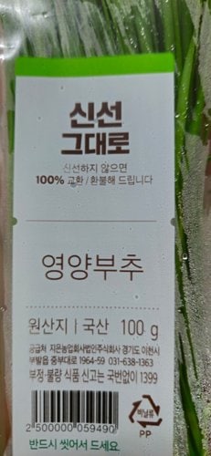 영양부추 (100g)