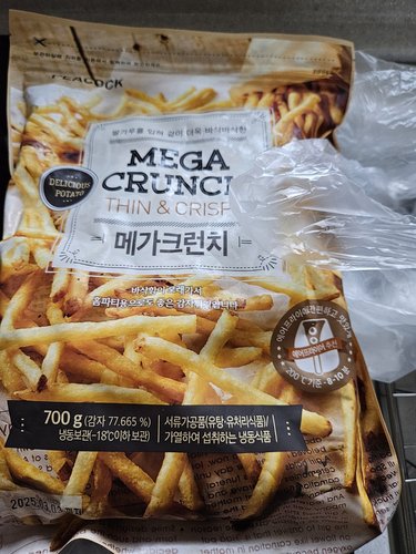 [피코크] 감자튀김 메가크런치700g