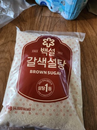 [백설]  갈색설탕 (중백당) 1kg